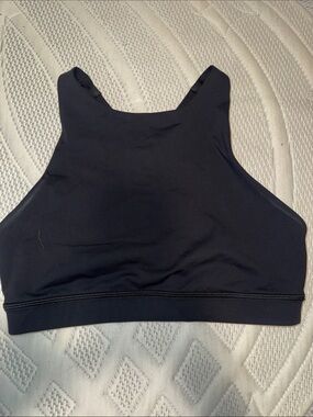 lululemon athletica Black High-Neck Sports Bra